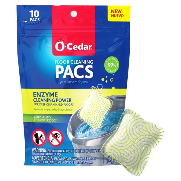 O-Cedar O-Cedar Citrus Scent Floor Cleaner Powder 10 pk 172400 - main